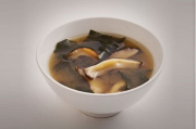 Miso soup with shiitake mushroom